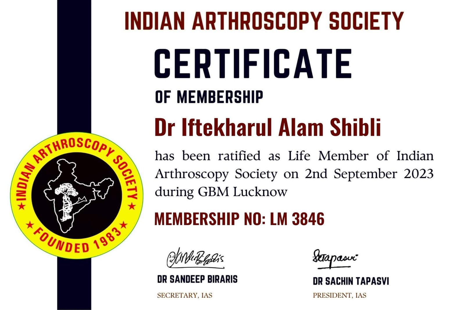 Indian-arthroscopy-society-certificate-of-membership-LM-3846.jpg