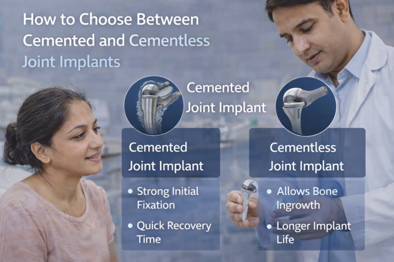 How to Choose Between Cemented and Cementless Joint Implants